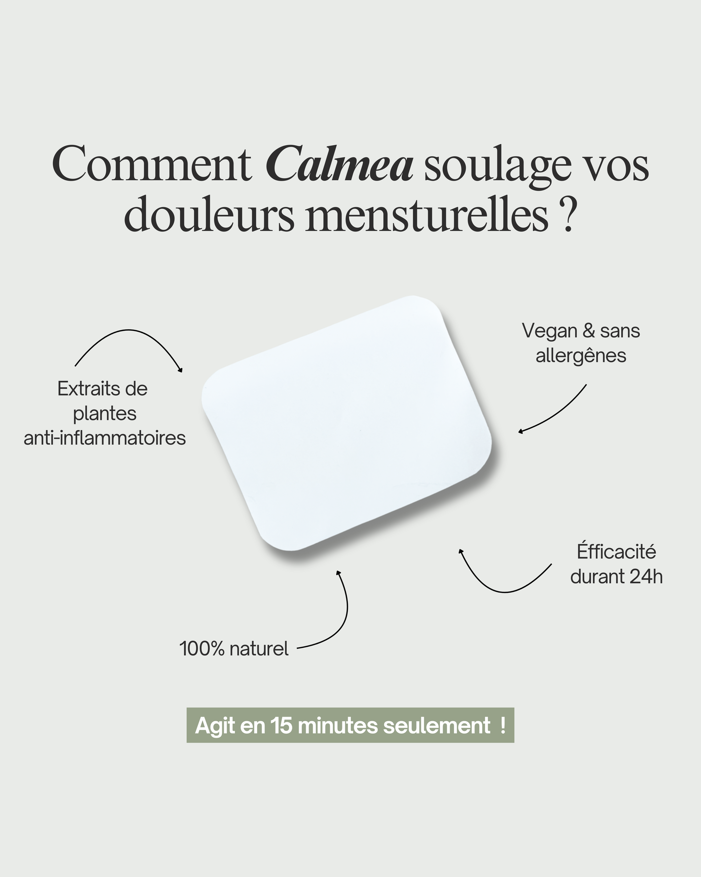 PATCHS POUR LES DOULEURS MENSTRUELLES